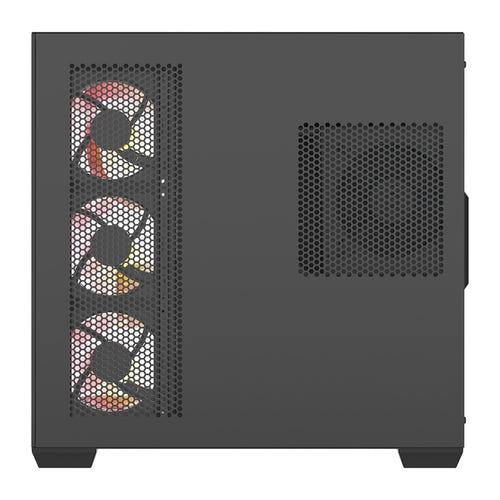 darkFlash C280 - Boîtier PC moyenne tour E-ATX avec 7 ventilateurs 120 mm (noir) - visuel 3