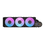 darkFlash DH360D v2 - Watercooling AIO 360 mm ARGB avec écran, noir : ventilateurs ARGB 120 mm