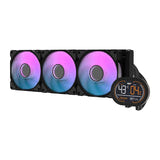 darkFlash DH360D v2 - Watercooling AIO 360 mm ARGB avec écran, noir - visuel 1
