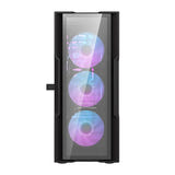 darkFlash DK431 Glass - Boîtier PC E-ATX + 4 ventilateurs ARGB (noir) (vue 5)