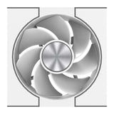 darkFlash DM8 LINE - ventilateur PC ARGB PWM blanc : éclairage ARGB