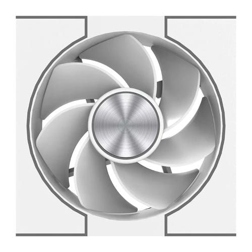 darkFlash DM8 LINE - ventilateur PC ARGB PWM blanc : éclairage ARGB
