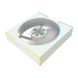 darkFlash DM8 LINE - ventilateur PC ARGB PWM blanc : vue de face