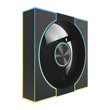 darkFlash DM8 LINE - ventilateur PC PWM ARGB noir : badge aluminium