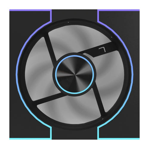 darkFlash DM8 LINE - ventilateur PC PWM ARGB noir - visuel 1