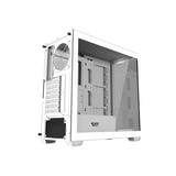 darkFlash DS900W - Boîtier PC panoramique 270 degrés sans ventilateur (blanc) - visuel 8