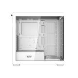 darkFlash DS900W - Boîtier PC panoramique 270 degrés sans ventilateur (blanc) - visuel 7