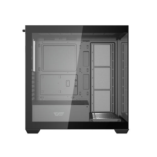 darkFlash DS900W - Boîtier PC panoramique 270 degrés sans ventilateur (noir) - visuel 3