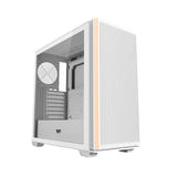 darkFlash DS900WS ATX - Boîtier PC moyenne tour livré sans ventilateur (blanc) - visuel 1