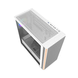 darkFlash DS900WS - Boîtier PC moyenne tour ATX avec 4 ventilateurs ARGB (blanc) - visuel 6