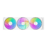 darkFlash DV360S MAX - watercooling AIO 360 mm à écran magnétique, blanc : installe boîtier PC blanc