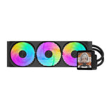 darkFlash DV360S MAX - watercooling AIO 360 mm à écran IPS : magnétique détachable waterblock