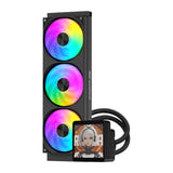 darkFlash DV360S MAX - watercooling AIO 360 mm à écran IPS : kit installation visserie pâte thermique