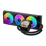 darkFlash DV360S MAX - watercooling AIO 360 mm à écran IPS : radiateur 360 mm trois ventilateurs ARGB