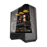 darkFlash DY460 - Boîtier PC vitré avec 4 ventilateurs ARGB (noir) (vue 1)