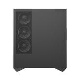 darkFlash DY460 - Boîtier PC vitré avec 4 ventilateurs ARGB (noir) : espace composants