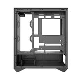 darkFlash DY460 - Boîtier PC vitré avec 4 ventilateurs ARGB (noir) : setup complet