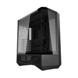 darkFlash DY460 - Boîtier PC vitré avec 4 ventilateurs ARGB (noir) : vue arrière