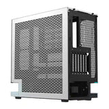 darkFlash F1 - Boîtier PC ATX blanc vitré 270° avec 6 ventilateurs : emplacements ventilateurs