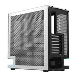 darkFlash F1 - Boîtier PC ATX blanc vitré 270° avec 6 ventilateurs : filtre poussière