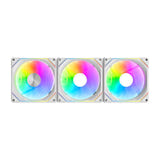 darkFlash Gauss G24 - Kit 3 ventilateurs ARGB 120 mm (blanc) (vue 1)