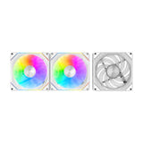 darkFlash Gauss G24 - Kit 3 ventilateurs ARGB 120 mm (blanc) (vue 2)