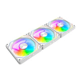 darkFlash Gauss G24 - Kit 3 ventilateurs ARGB 120 mm (blanc) (vue 3)