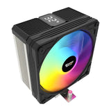 darkFlash M400 ARGB - ventirad processeur 120 mm avec écran de température, noir : radiateur ailettes