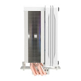 darkFlash M400 ARGB - Ventirad processeur blanc avec écran de température : ventilateur PWM ARGB