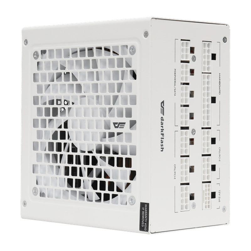 darkFlash PMT1050 - Alimentation PC 1050 W ATX 3.1 (blanc) - visuel 1