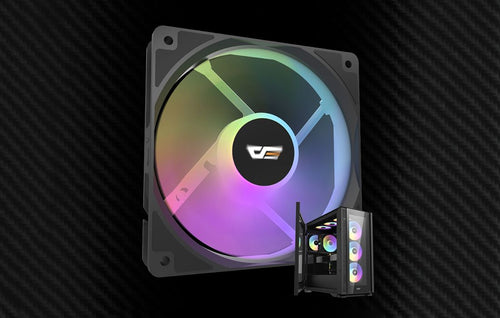 darkFlash - Ventilateur PC CL12 LED 120 mm (52 CFM, anti-vibrations) - visuel 1