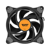 darkFlash - Ventilateur PC D1 LED 120 mm (anneau arc-en-ciel, 22 dBA) : détail