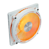 darkFlash - Ventilateur PC DE8 ARGB 120 mm blanc (effet vortex, contrôleur) : détail