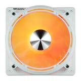 darkFlash - Ventilateur PC DE8 ARGB 120 mm blanc (effet vortex, contrôleur) : pales