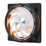 darkFlash - Ventilateur PC DE8 ARGB 120 mm (effet vortex, contrôleur inclus) : noir ARGB