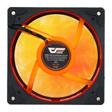 darkFlash - Ventilateur PC DE8 ARGB 120 mm (effet vortex, contrôleur inclus) : noir pales