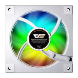 darkFlash - Ventilateur PC DM20 ARGB 120 mm à effet miroir (PWM, blanc)
