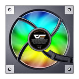 darkFlash - Ventilateur PC DM20 ARGB 120 mm à effet miroir (PWM, noir)