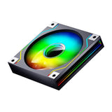darkFlash - Ventilateur PC DM20 ARGB 120 mm à effet miroir (PWM, noir) : détail