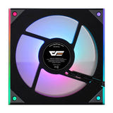 darkFlash - Ventilateur PC DM8 ARGB 120 mm (éclairage 360 degrés, 27,5 dB)