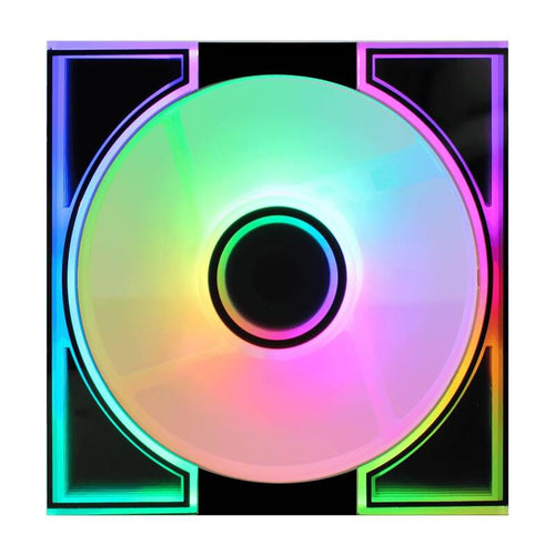 darkFlash - Ventilateur PC DM8 ARGB 120 mm (éclairage 360 degrés, 27,5 dB) : vue ensemble