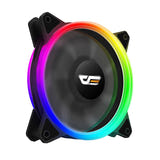 darkFlash - Ventilateur PC DR12 Pro ARGB 120 mm (double anneau, 16 dBA) (vue 2)