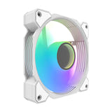 darkFlash - Pack 3 ventilateurs PC DR08 ARGB 120 mm PWM (blanc) : éclairage