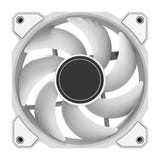 darkFlash - Pack 3 ventilateurs PC DR08 ARGB 120 mm PWM (blanc) : profil