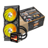 darkFlash - Watercooling DE240 écran IPS amovible 2,88 pouces (TDP 315 W) : détail