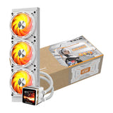 darkFlash - Watercooling DE360 écran IPS amovible 2,88 pouces (360 mm, blanc) : détail