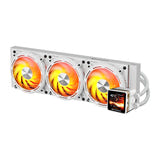darkFlash - Watercooling DE360 écran IPS amovible 2,88 pouces (360 mm, blanc) : vue ensemble