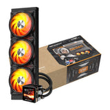 darkFlash - Watercooling DE360 écran IPS amovible 2,88 pouces (360 mm, noir) : détail