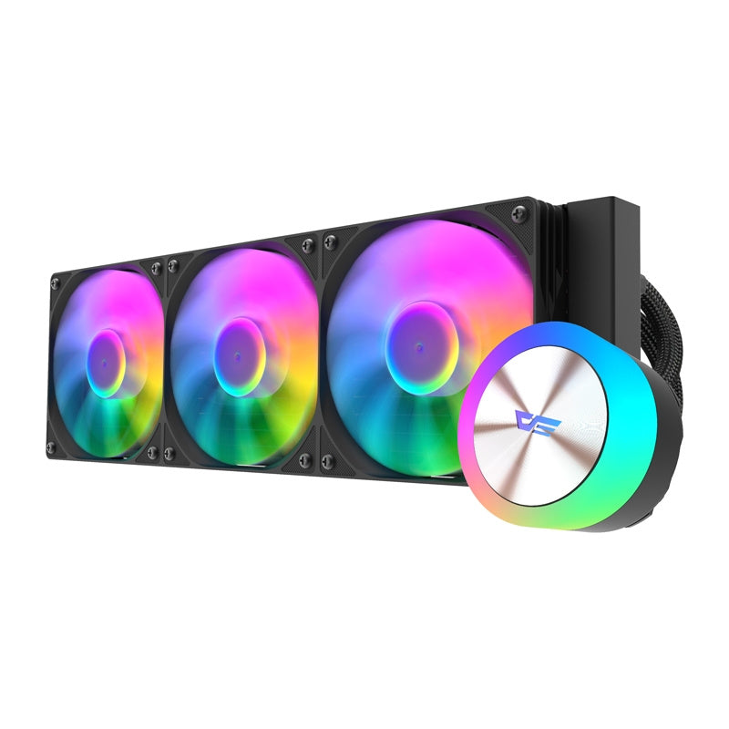 darkFlash - Watercooling DG360 module 3 ventilateurs intégrés (TDP 320 W, noir) - visuel 1