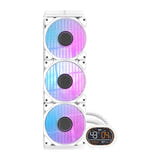 darkFlash - Watercooling DH360D écran segmenté magnétique (360 mm, blanc) : ventilateurs